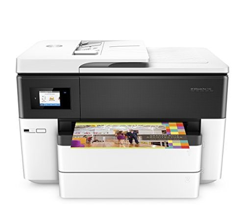 HP OfficeJet Pro 7740 A3-Multifunktionsdrucker (DIN A3, Drucker, Scanner, Kopierer, Fax, WLAN, Duplex, HP ePrint, Apple Airprint, USB, 4800 x 1200 dpi) weiß