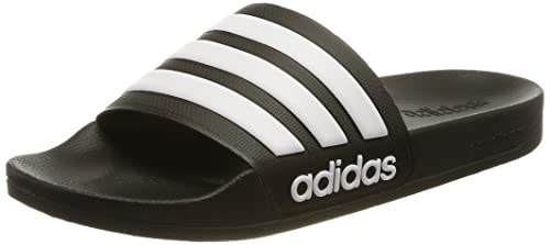 adidas Unisex Adilette Shower Slide Sandal, Schwarz, 44.5 EU