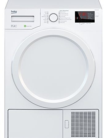 Beko DPS 7405 W3 Wärmepumpentrockner/A++/7kg/Multifunktionsdisplay/Aquawave-Schontrommel/Express-Programm/FlexySense Sensortechnologie/Automatischer Knitterschutz