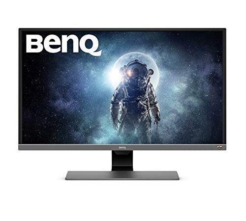 BenQ EW3270U 80,01 cm (31,5 Zoll) Monitor (4K UHD 3840 X 2160 Pixel, HDR10, AMD FreeSync, Brightness Intelligence Plus, USB-Typ C) grau