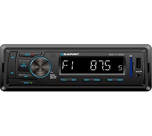 Blaupunkt BPA1119BT Autoradio, 1 DIN, Bluetooth, USB, Schwarz