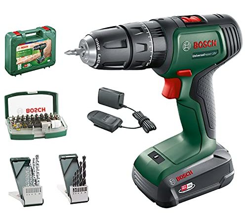 Bosch Akku Schlagbohrschrauber UniversalImpact 18V (1 Akku, 18 Volt System, im Koffer) – Amazon Edition