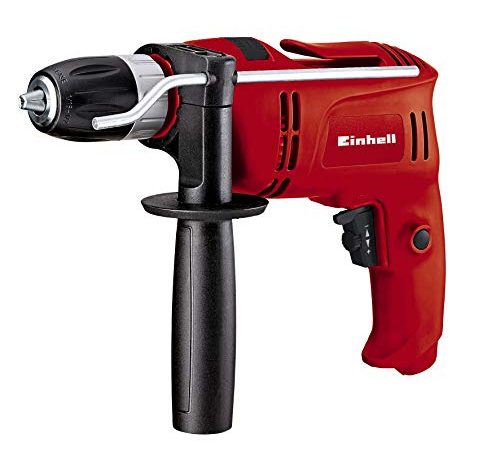 Einhell Schlagbohrmaschine TC-ID 650 E (650 W, Bohrleistung Ø Holz 25 mm, Beton 13mm, Metall 10 mm, Metall-Tiefenanschlag, Gürtelhaken)