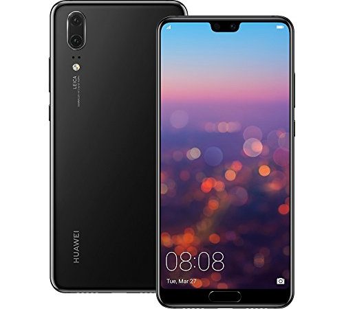 HUAWEI P20 EML-L29 128GB 4GB RAM, Dual-SIM-LTE, 5.8", Full HD + -Dual Kamera 20 MP +12 MP, GSM entriegelte International Modell, Nein (Schwarz) anzeigen