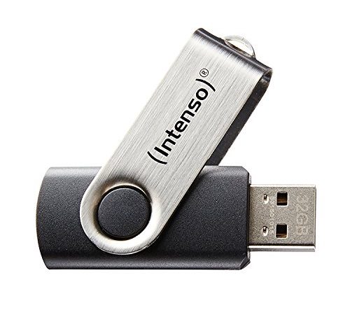 Intenso Basic Line 32 GB USB-Stick USB 2.0 silber/schwarz, 3503480