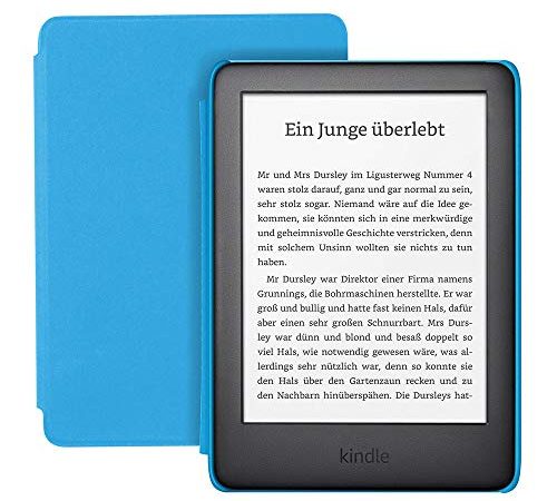 Kindle Kids – mit Zugriff auf mehr als tausend Bücher, blaue Hülle