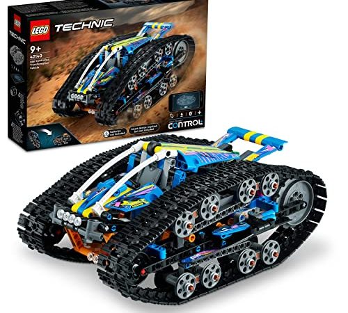 LEGO 42140 Technic App-gesteuertes Transformationsfahrzeug, ferngesteuertes Auto für Kinder, RC Offroad Modellbausatz