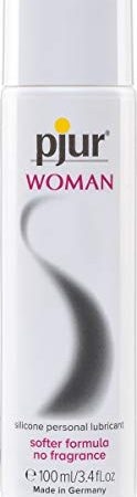 pjur WOMAN - Gleitgel für Frauen auf Silikonbasis - für prickelnden Sex und längeren Spaß - optimal für empfindliche Haut (100ml)
