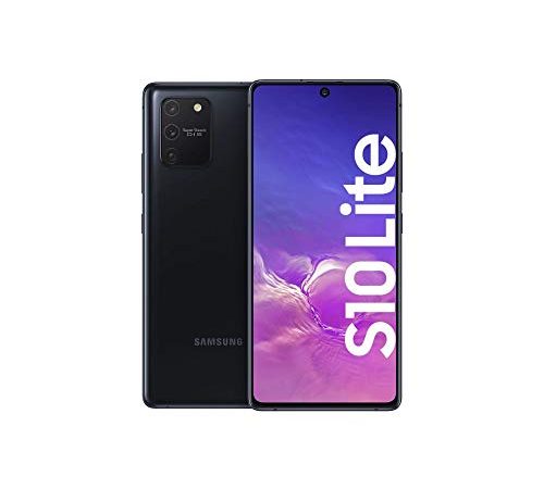 Samsung Galaxy S10 Lite Android Smartphone ohne Vertrag, 4.500 mAh Akku, Schnellldaden, 6,7 Zoll Super AMOLED Display, 128 GB/8 GB RAM, Dual SIM, Handy in schwarz, deutsche Version