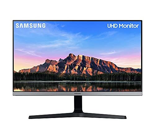 Samsung UHD Monitor U28R552UQU, 28 Zoll, IPS-Panel, 4K UHD-Auflösung, AMD FreeSync, Reaktionszeit 4 ms, Bildwiederholrate 60 Hz, Dunkel Blau / Grau