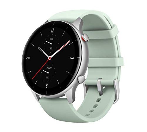 Amazfit A2023 Smartwatch GTR 2e GPS 1,39'' AMOLED Aktivitätstracker für Fitness und Gesundheit mit 90 Sportmodi, 24 Tagen Akku, Überwachung von SpO2, Herzfrequenz, Schlaf und Stress für Herren Damen