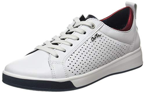 ara Damen ROM Sneaker, (Weiss,BLAU/ROT 06), 37.5 EU(4.5 UK)