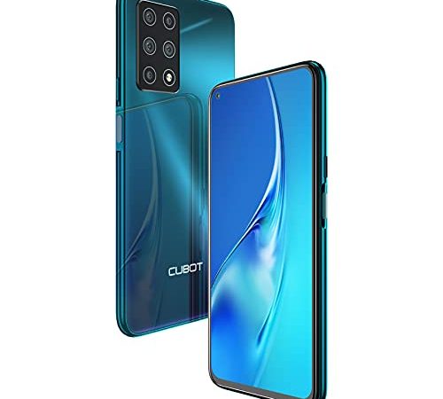 CUBOT X30 Smartphone, 4G Handy ohne Vertrag, 8GB RAM+128GB, 6.4 Zoll Fullview Display, 5-Kameras 48MP+32MP, 4200mAh Battery, Android 10, Dual SIM, NFC (Grün)