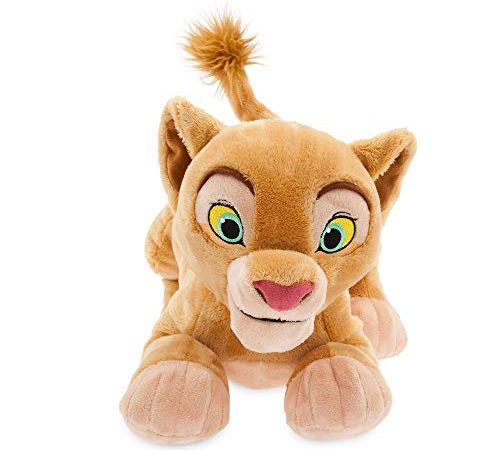 Disney Store Stofftier Nala, König der Löwen, 42 cm / 16,5", aus weichem Plüschmaterial mit Stickereien, in verspielter Pose, für alle Altersstufen geeignet