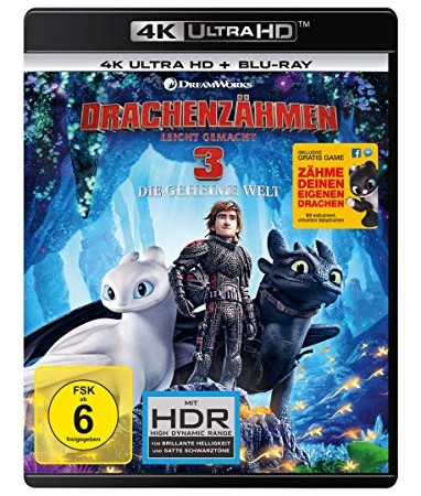 Drachenzähmen leicht gemacht 3 - Die geheime Welt (4K Ultra HD) (+ Blu-ray 2D)
