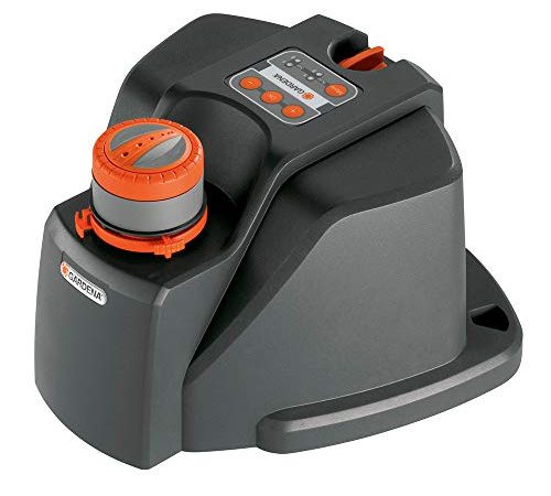 Gardena Comfort Vielflächenregner AquaContour automatic: Flächenbewässerung für die individuelle Bewässerung nahezu jeder Gartenkontur, einfache Programmierung, Reichweite 2,5 - 10,5 m (8133-20)