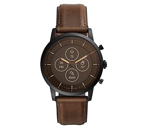 Hybrid Herren Smartwatch HR Collider mit Herzfrequenz-, Aktivitäts- und Schlaf-Tracking mit umfassenden Wellness-Statistiken.