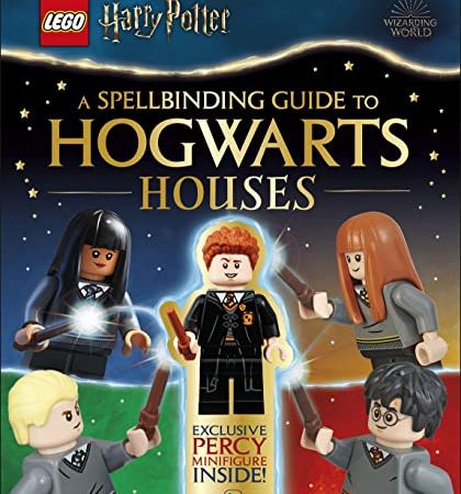 LEGO Harry Potter A Spellbinding Guide to Hogwarts Houses: With Exclusive Percy Weasley Minifigure (English Edition)