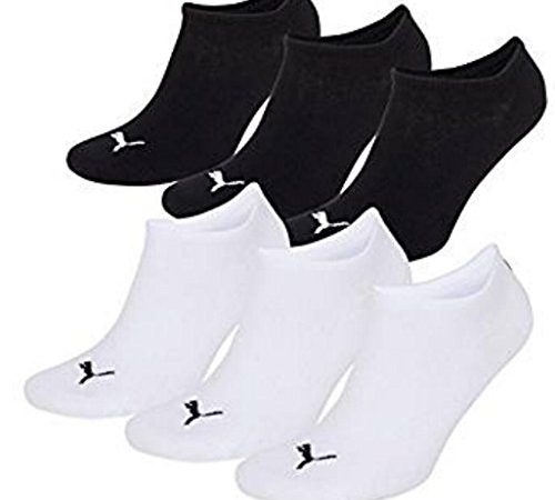 Puma Unisex Sneakers Socken Sportsocken 12er Pack, 43-46, Farbmix - 200 Black - 300 White