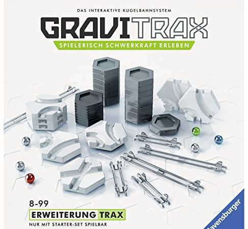 Ravensburger 27595 GraviTrax Erweiterung Trax - Ideales Zubehör für spektakuläre Kugelbahnen, Konstruktionsspielzeug für Kinder ab 8 Jahren