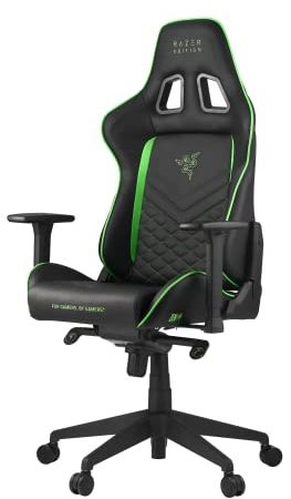 Razer TAROK PRO - Razer Edition Gaming Chair by Zen Gaming Stuhl, Schwarz/Grün, RZ.CD.TK.03.RT, 70 x 54 x 136 cm (B x T x H)