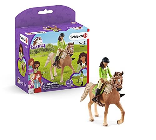 SCHLEICH 42542 Spielfigur - Horse Club Sarah & Mystery (Horse Club), Mix
