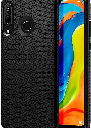 Spigen Liquid Air Hülle Kompatibel mit Huawei P30 Lite -Schwarz