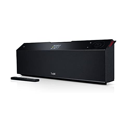 Teufel MUSICSTATION CD-Laufwerk Internet-Radio DAB+ Bluetooth Musik Streaming… (Schwarz)