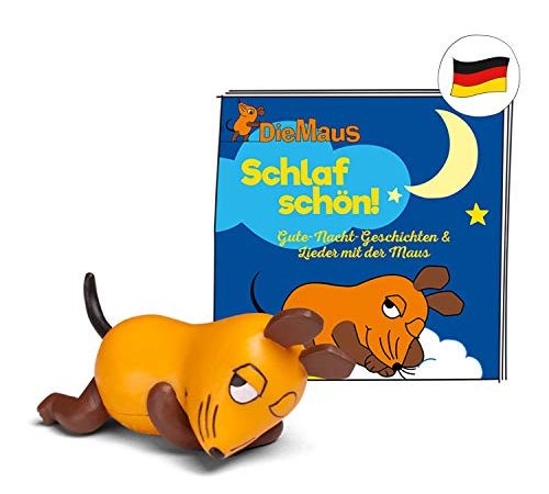tonies Hörfiguren für Toniebox: Maus Schlaf Schön Figur mit 16 Gute Nacht Geschichten für Kinder - ca. 38 Min. - ab 3 Jahre - DEUTSCH