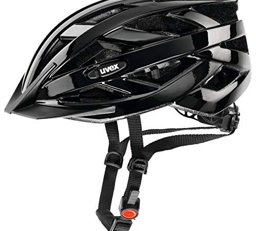 uvex Unisex – Erwachsene, i-vo Fahrradhelm, black, 52-57 cm