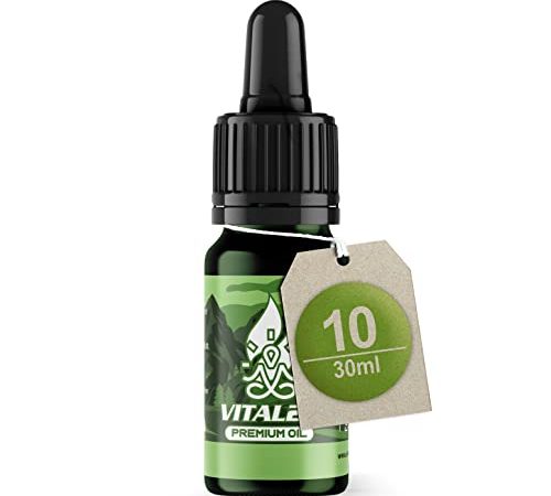 VITAL24 PREMIUM ÖL 10 PROZENT - NATUREXTRAKT HANFSAMENÖL - 30ML - MEHR ALS 750 TROPFEN - PRO NATUR VITAL Tropfen