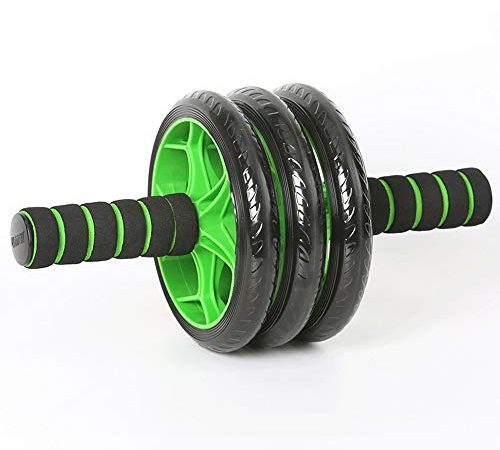 YDHWT Bauchmuskelrad - Mit Kniepolster Fitnessgeräte Übung mit einfachen Griffen for das Kerntraining und bestes Bauchmuskeltraining for zu Hause Bügeleisen