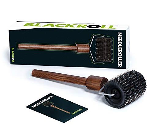 BLACKROLL® NEEDLEROLLER, Nadelroller zur Stimulation der Faszien, Massageroller mit durchblutungsfördernder Wirkung, Triggerpunkt-Massagegerät hilft bei chronischen Schmerzen