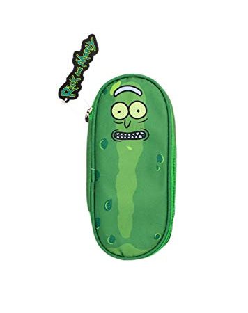 Grupo Erik Stifte Mäppchen Rick & Morty - Pickle Rick Stift Etui - Federmäppchen Jungen und Mädchen - Kleines Mäppchen