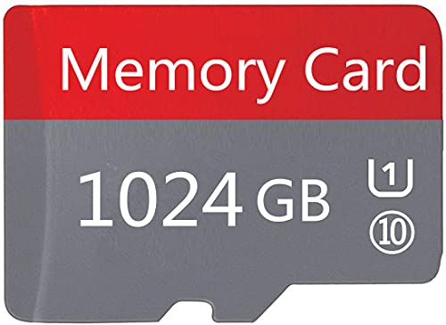 High Speed 1024 GB Micro-SD-Karte, entworfen für Android Smartphones, Tablets Class 10 SDXC Memory Card mit Adapter (1024GB-Ao4)