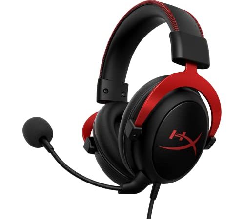 HyperX KHX-HSCP-RD Cloud II - Gaming Kopfhörer (für PC/PS4/Mac) rot