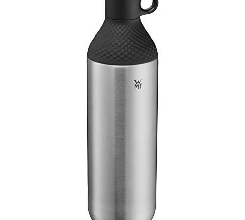 WMF Waterkant Trinkflasche Edelstahl 750ml, Edelstahlflasche Kohlensäure geeignet, Drehverschluss, auslaufsicher, BPA-frei