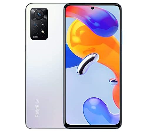 Xiaomi Redmi Note 11 Pro 5G Smartphone 6,67" FHD+ AMOLED DotDisplay, 120Hz FHD+ AMOLED DotDisplay, 67W Turboladung 6G+128GB Polar White [Globale Version]