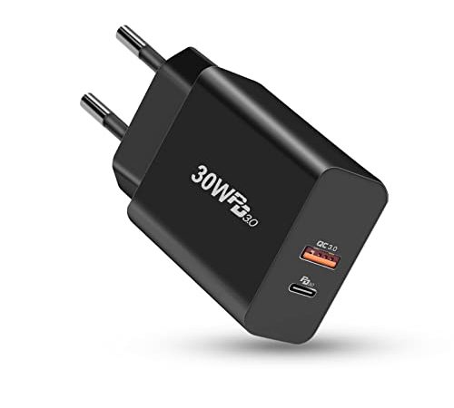 30W USB C Ladegerät,Cshare PPS PD&QC 3.0 USB C Netzteil Stecker Schnellladegerät für Google Pixel 6/6 Pro/Pixel 5,iPhone 13/13 Pro Max/12/11,Galaxy S22 Ultra/S21, iPad Pro/Mini Air Power Adapter.