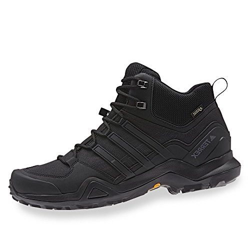 adidas Herren Terrex Swift R2 MID Trekking-& Wanderhalbschuhe, Core Black, 42 2/3 EU