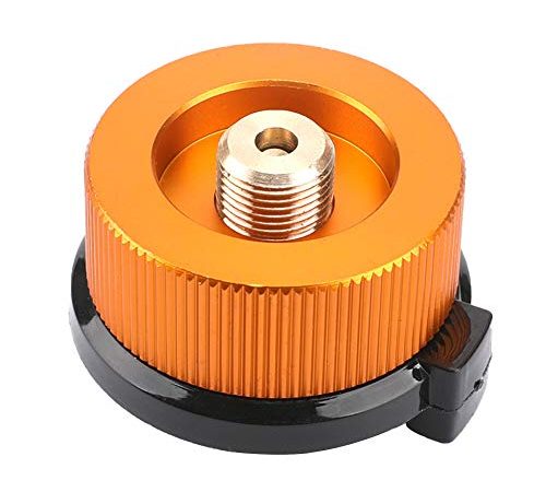 Gcroet Gas Adapter Gasadapter Sicher Durable Campingkocher Adapter Gas Conversion Kopfadapter Für Butan Kanister Schraube Gaskartusche Kolben Adapter