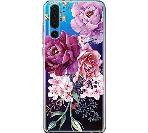 Hülle Kompatibel mit Huawei P30 Pro Hülle Cover Huawei P30 Pro Handyhülle Transparent Weich Silikon Schutzhülle für Huawei P30 Pro Cell Phone (4)