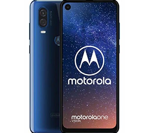 Motorola One Vision 4GB/128GB Handy, Sapphire Gradient Dual SIM, Android 9.0 (Pie)