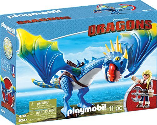 PLAYMOBIL 9247 - DreamWorks Dragons, Astrid und Sturmpfeil, Ab 4 Jahren