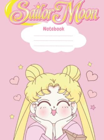 Sailor Moon Notebook: Usagi Tsukino Journal! Features 10 Different Images of Usagi On The Paper Inside!