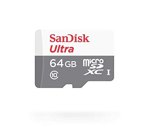 SanDisk Ultra microSDXC 64GB + SD Adapter 100MB/s Class 10 UHS-I