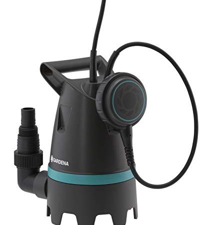 Gardena Schmutzwasser-Tauchpumpe 9200 Basic: Elektrische Tauchpumpe mit Fördermenge 9200 l/h, , Schwimmschalter mit Dauerlauffunktion (9007-47)