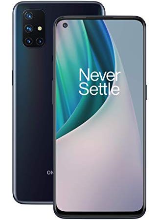 OnePlus N10 Midnight Ice | 6.49" 90Hz Display | 6GB RAM + 128GB Speicher | Vierfach Kamera | Warp Charge 30T | Duale SIM | 5G| 2 Jahre Garantie