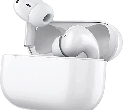 Bluetooth 5.2 Kopfhörer AIR Pro In Ear Kopfhörer Wireless mit zwei Mikrofonen, kabellose Kopfhörer, Touch Control Ohrhörer HiFi Stereo, IPX7 wasserdicht für Sport, Arbeit