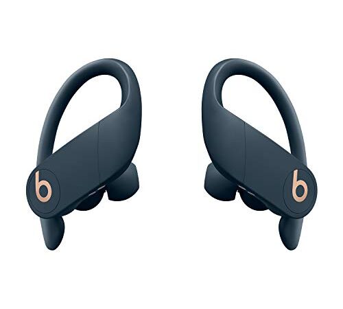 Powerbeats Pro Kabellose In-Ear Bluetooth Kopfhörer – Apple H1 Chip, Bluetooth der Klasse 1, 9 Stunden Wiedergabe, schweißbeständige In-Ear Kopfhörer – Navy
